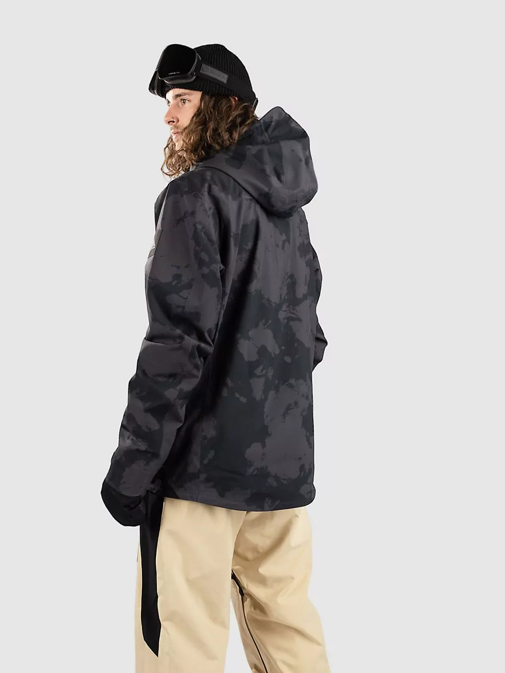 Quiksilver S Carlson Stretch Quest Jacke tie dye true black – Bild 2