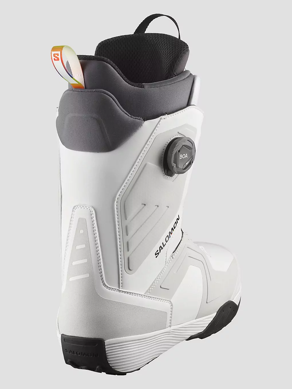 Salomon Dialogue Dual Boa Team 2024 Snowboard-Boots whitegrey pinstripeblack – Bild 2