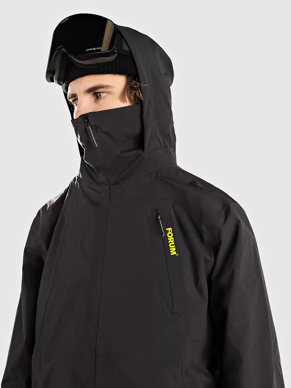 Forum 3-Layer All-Mountain Jacke black – Bild 3