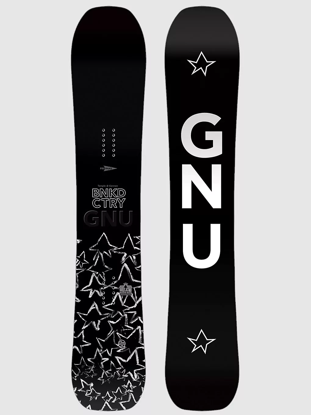 Gnu Banked Country 2025 Snowboard uni